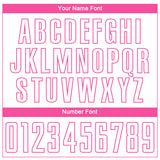 Custom White Pink Splash Sublimation Soccer Uniform Jersey