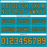 Custom Stitched Teal Old Gold-Black Football Pullover Sweatshirt Hoodie