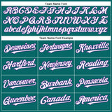 Custom Teal White-Purple Authentic Baseball Jersey
