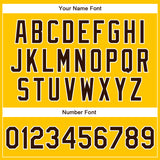 Custom Yellow Brown-White Authentic Baseball Jersey