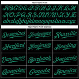 Custom Black Gold-Kelly Green Authentic Baseball Jersey