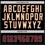 Custom Stitched Black Crimson-Cream Sports Pullover Sweatshirt Hoodie