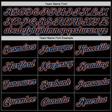 Custom Stitched Black Black-Orange Sports Pullover Sweatshirt Hoodie