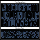 Custom Stitched Black Black-Light Blue 3D Pattern Design Butterfly Sports Pullover Sweatshirt Hoodie