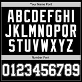 Custom Black White-Gray Authentic Baseball Jersey