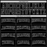 Custom Stitched Black Black-White Sports Pullover Sweatshirt Hoodie