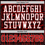 Custom Stitched Black Red-White 3D Pattern Halloween Sports Pullover Sweatshirt Hoodie