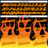 Custom Stitched Black Red-Gold 3D Pattern Design Flame Sports Pullover Sweatshirt Hoodie