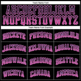 Custom Black Pink-Light Blue Authentic Drift Fashion Baseball Jersey