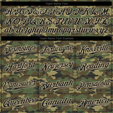 Custom Camo Black-Cream Performance Salute To Service T-Shirt
