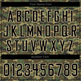 Custom Camo Black-Cream Performance Salute To Service T-Shirt