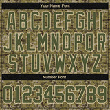 Custom Camo Olive-Cream Performance Salute To Service T-Shirt