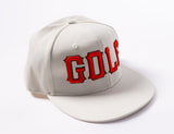 Custom Cream Orange-Black Stitched Adjustable Snapback Hat