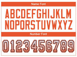 Custom White Orange-Navy Mesh Drift Fashion Football Jersey