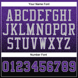 Custom Stitched Black Purple-Gray Fade Fashion Sports Pullover Sweatshirt Hoodie