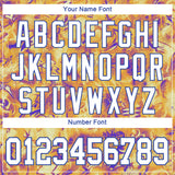 Custom Stitched Splashes Graffiti Pattern White-Royal 3D Sports Pullover Sweatshirt Hoodie