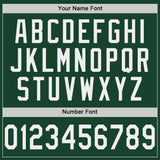 Custom Green White-Gold Authentic Baseball Jersey