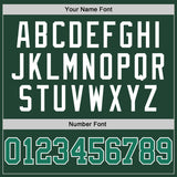 Custom Green Kelly Green-White Performance T-Shirt