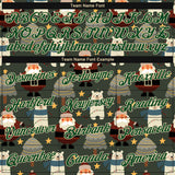 Custom Stitched Green Green-Cream Christmas 3D Sports Pullover Sweatshirt Hoodie