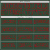 Custom Stitched Green Green-Red Sports Pullover Sweatshirt Hoodie
