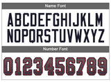 Custom Gray Navy-Red Mesh Drift Fashion Football Jersey