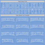 Custom Stitched Light Blue Light Blue-White Sports Pullover Sweatshirt Hoodie