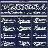 Custom Navy White Authentic Baseball Jersey