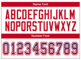 Custom Royal Scarlet-White Mesh Drift Fashion Football Jersey