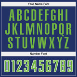 Custom Stitched Royal Neon Green-White Sports Pullover Sweatshirt Hoodie