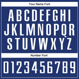 Custom Royal White Authentic Baseball Jersey