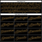 Custom White Black-Old Gold Authentic Split Fashion Basketball Jersey
