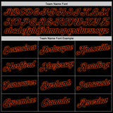 Custom Stitched White Black-Orange Split Fashion Sports Pullover Sweatshirt Hoodie