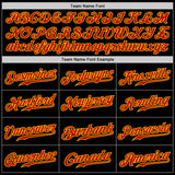 Custom Black Red-White Authentic Split Fashion Baseball Jersey