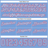 Custom White Light Blue-Red Authentic Throwback Split Fashion Basketball Shorts