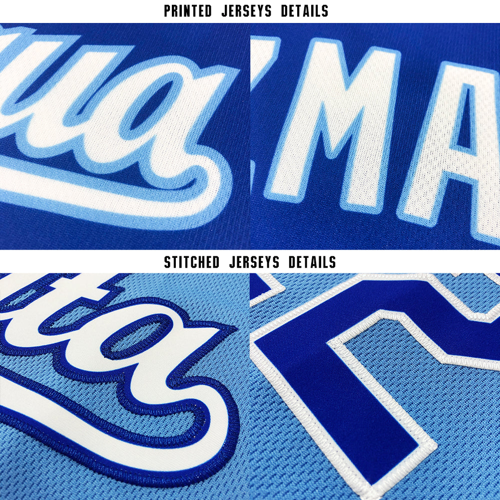 light blue and red basketball jersey