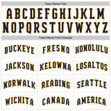 Custom White Navy Pinstripe Navy-Gold Authentic Baseball Jersey