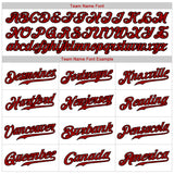 Custom White Red Pinstripe Red-Black Authentic Baseball Jersey