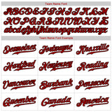 Custom White Red-Black Authentic Baseball Jersey